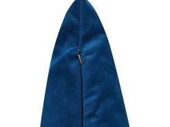 Beliani Koristetyyny Sametti Kirjailtu Sininen 45 X 45 Cm 2 Kpl Talinum Online