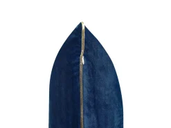 Beliani Koristetyyny Sametti Tummansininen 45 X 45 Cm 2 Kpl Crocus Best Sale