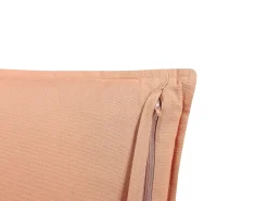 Beliani Koristetyyny Sametti Vaaleanpunainen 45 X 45 Cm 2 Kpl Rhodocoma Hot