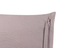 Beliani Koristetyyny Sametti Vaaleanpunainen 45 X 45 Cm 2 Kpl Agapanthus Discount