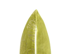 Beliani Koristetyyny Sametti Vaaleanvihrea 45 X 45 Cm 2 Kpl Monstera Fashion