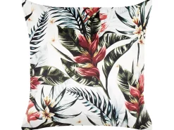 Beliani Koristetyyny Sametti Vihrea/Punainen 45 X 45 Cm 2 Kpl Edelweiss Online