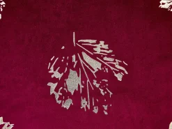 Beliani Koristetyyny Sametti Viininpunainen 45 X 45 Cm 2 Kpl Goldenrod Shop