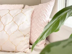 Beliani Koristetyyny Vaaleanpunainen 45 X 45 Cm 2 Kpl Alyssum Discount