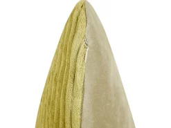 Beliani Koristetyyny Vakosametti Oliivinvihrea 43 X 43 Cm 2 Kpl Millet Fashion