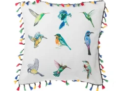 Beliani Koristetyyny Valkoinen 45 X 45 Cm 2 Kpl Mallow Clearance