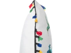 Beliani Koristetyyny Valkoinen 45 X 45 Cm 2 Kpl Mallow Clearance