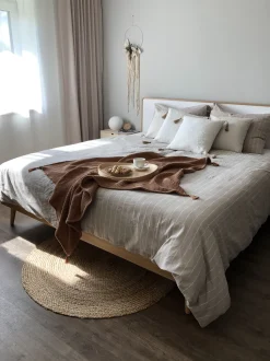 Beliani Koristetyyny Valkoinen Kohokuvioitu 45 X 45 Cm 2 Kpl Azalea Outlet