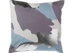 Beliani Koristetyyny Violetti/Hopea 45 X 45 Cm 2 Kpl Ixia Fashion