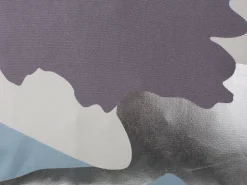 Beliani Koristetyyny Violetti/Hopea 45 X 45 Cm 2 Kpl Ixia Fashion