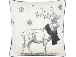 Beliani Koristetyyny 45X45 Cm 2 Kpl Mustavalkoinen Sven Shop