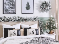 Beliani Koristetyyny 30X50 Cm 2 Kpl Mustavalkoinen Sven Cheap