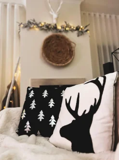 Beliani Koristetyyny 45X45 Cm 2 Kpl Musta Cupid Cheap