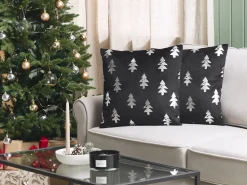 Beliani Koristetyyny 45X45 Cm 2 Kpl Musta Cupid Cheap