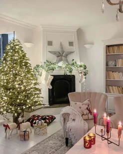 Beliani Koristetyyny 45X45 Cm 2 Kpl Punavalkoinen Sven Best