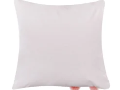 Beliani Koristetyynysetti 2 Kpl Pupukuviolla 45 X 45 Cm Valkoinen/Vaaleanpunainen Philox Clearance