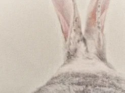 Beliani Koristetyynysetti 2 Kpl Pupukuviolla Ruskeanharmaa 45 X 45 Cm Buxus Shop