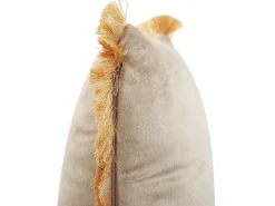 Beliani Koristetyynysetti 45 X 45 Cm Samettinen Beige Pothos Fashion