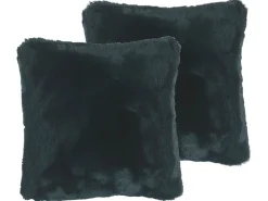 Beliani Koristetyynysetti 42 X 42 Cm Tekoturkis Vihrea Tandur Hot