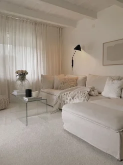 Beliani Koristetyynysetti 45 X 45 Cm Porroinen Valkoinen Cide Best