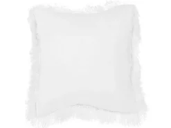 Beliani Koristetyynysetti 45 X 45 Cm Porroinen Valkoinen Cide Best