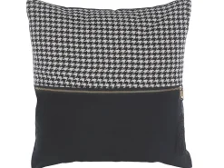 Beliani Koristetyynysetti 45 X 45 Cm Musta / Valkoinen Kinwat New