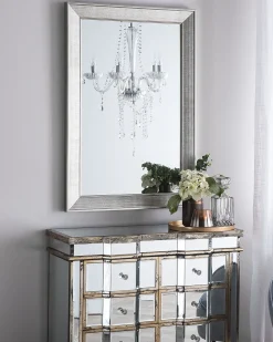 Beliani Koristetyynysetti Kuviolla 45X45Cm Valkoinen/Sininen Nemesia Cheap