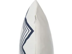 Beliani Koristetyynysetti Mustavalkoinen Siksak-Kuvio 45X45Cm Nerine New