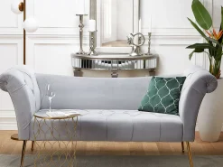 Beliani Koristetyynysetti Tummanvihrea Kiiltavalla Kuviolla 45X45Cm Alyssum Cheap