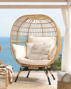 Beliani Korituoli Polyrottinki Luonnonvari Veroli Hot