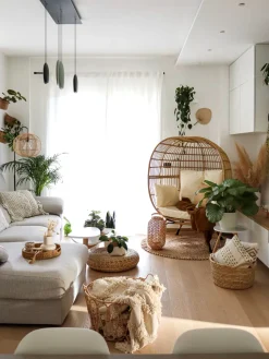 Beliani Korituoli Polyrottinki Luonnonvari Veroli Hot