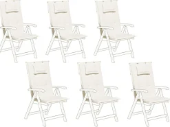 Beliani 6Kpl Pehmustetyynysetti Luonnonvalkoinen Toscana/Java Cheap