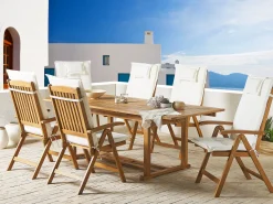 Beliani 6Kpl Pehmustetyynysetti Luonnonvalkoinen Toscana/Java Cheap