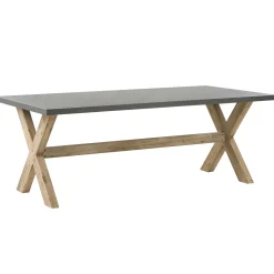 Beliani Kuitusementti Puutarhasetti 6 Jakkaralla Harmaa Olbia Best Sale