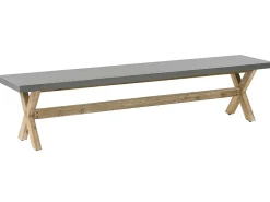 Beliani Kuitusementti Ulkopenkki Harmaa Olbia Online