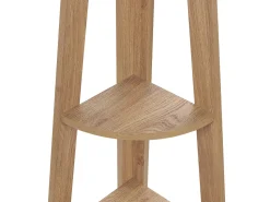 Beliani Kulmahylly 5 Hyllya Vaalea Puu Mobile Solo Cheap