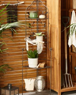 Beliani Kulmahylly Musta Metalli Siderno Best Sale