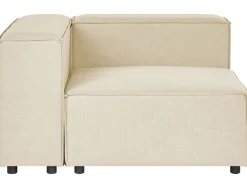 Beliani Kulmamoduuli Pellava Beige Aprica Discount