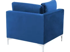 Beliani Kulmamoduuli Sametti Laivastonsininen Evja Clearance