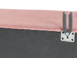 Beliani Kulmamoduuli Vakosametti Vaaleanpunainen Lemvig Best