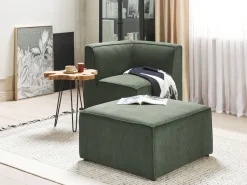 Beliani Kulmamoduuli Vakosametti Tummanvihrea Lemvig Online