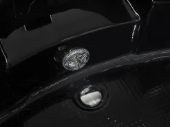 Beliani Kulmaporeamme Led-Valot Musta 214 X 155 Cm Martinica Cheap