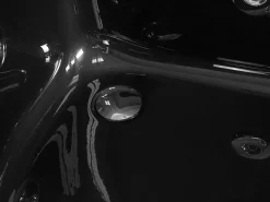 Beliani Kulmaporeamme Oikeak. Led-Valot Musta 160 X 113 Cm Paradiso Cheap