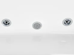 Beliani Kulmaporeamme Oikeak. Valkoinen 170 X 80 Cm Alita Discount