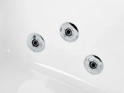 Beliani Kulmaporeamme Oikeak. Valkoinen 170 X 80 Cm Alita Discount