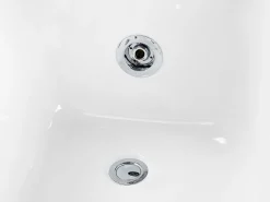 Beliani Kulmaporeamme Oikeak. Valkoinen 170 X 80 Cm Alita Discount