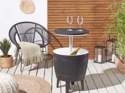 Beliani Kylmapoyta Musta 48 Cm Silg Store