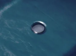 Beliani Kylpyamme Marmorikuvio Laivastonsininen 170 X 80 Cm Rioja Fashion