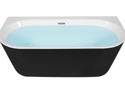 Beliani Kylpyamme Musta 170 X 80 Cm Harvey Hot