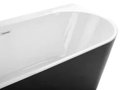 Beliani Kylpyamme Musta 170 X 80 Cm Harvey Hot